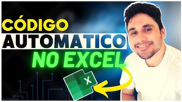 Como gera CÓDIGO AUTOMÁTICO no Excel sem VBA