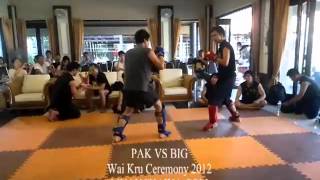 Muay Chaiya Bann Kru Praeng Sparring Pak vs Big