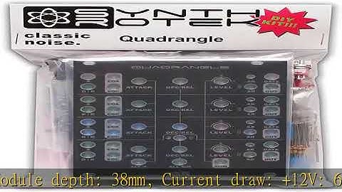 Synthrotek Quadrangle DIY Kit - Eurorack Quad Envelope Generator