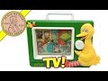 Vintage sesame street big bird windup musical television toy by illco preschool