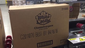 Sneed-Jet B1 Case Coder on White Castle Boxes