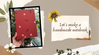 DYI Handmade gift ideas || Make a handmade notebook