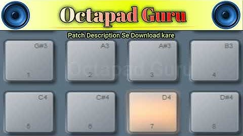 Dugan Tabla Patch | drum machine | mobile octapad | spd 30 tone | octapad online | Octapad Guru|