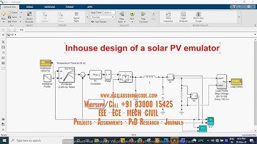 Inhouse design of a Solar PV Emulator
