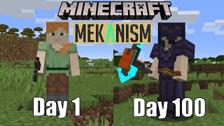 [1] I survived 100 days in Minecraft Mekanism