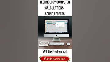 Technology Computer Calculations Sound Effects sound effects #soundeffects #shorts