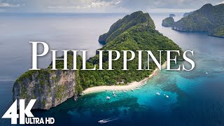 FLYING OVER PHILIPPINES (4K UHD) - Relaxing Music Along With Beautiful Nature Videos - 4K Video