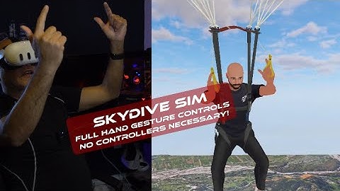 Skydive Sim Hand-Tracking Showcase