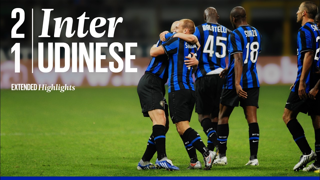 QUANDO STANKOVIĆ E SNEIJDER FIRMANO LA VITTORIA 👀 | INTER 2-1 UDINESE 2009-10 | EXTENDED HIGHLIGHTS