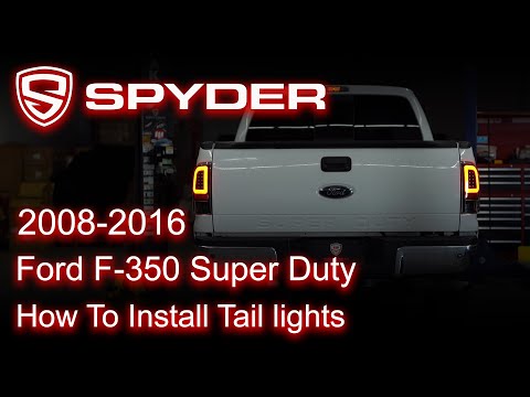 Spyder Auto Installation: 2008-2016 Ford F-350 Super Duty Tail Light