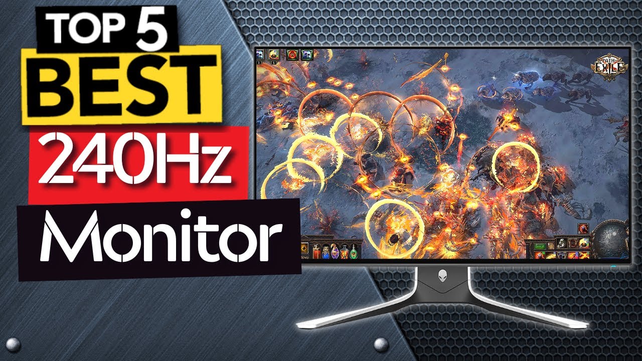 TOP 5 Best 240 Hz Monitors [ 2023 Buyer's Guide ] - YouTube