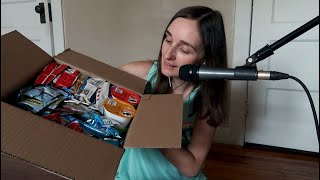 Loaded Snack box From The US!! Did Not Expect This ASMR Whispered