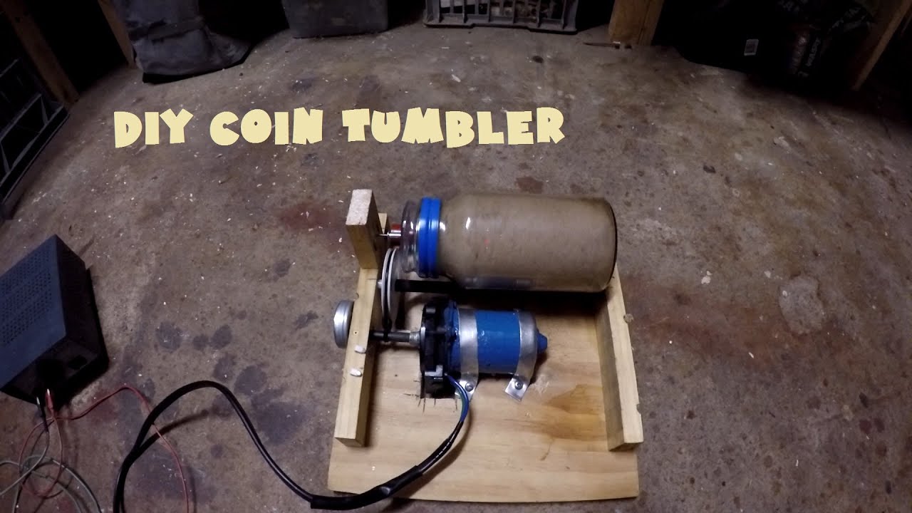 How to Clean Dirty Coins in a Rotary Rock Tumbler - HobbyLark