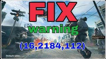 How To Pubg and COD Mobile Error warning (16, 2184, 112) in gameloop Tencent Gaming Buddy pc