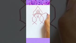 How to Draw Lord Ganesha from X | #shorts #youtubeshorts #easydrawing #art #letterdrawing