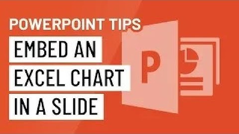 PowerPoint Quick Tip: Embed Excel Charts in a Slide