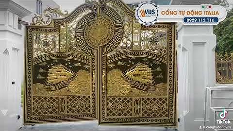 Cổng tự động VDS âm sàn 24v