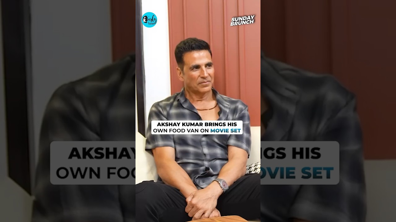 Akshay Kumar Brings His Own Food Van On Movie Set! #akshaykumar #food #vanity