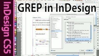 Formatting text with GREP Styles - Advanced InDesign Tutorial (Part 10)