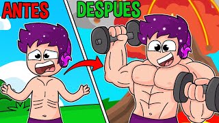 ¡PASAMOS de FlACO NOOB a MAMADISIMO PRO en ROBLOX! 💪🏻🥵 | LEGOLAZ