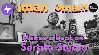 Iman Omari makes a beat on Serato Studio