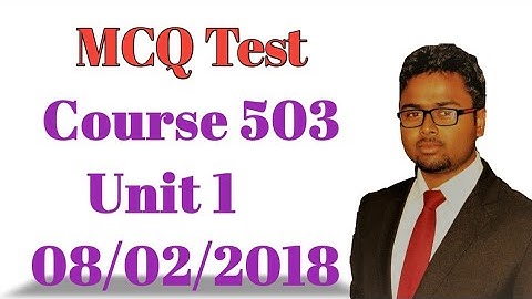 503 unit 1| 503 unit 1 mcq in hindi|503 week 2 mcq|503 unit 1 mcq in hindi| 503 week 2 mcq in hindi