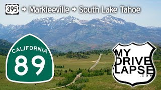 The Drive to Lake Tahoe on California Highway 89, Markleeville