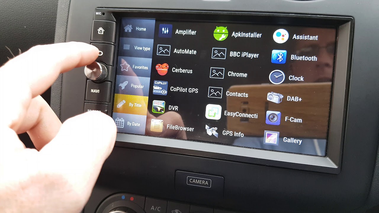 Qashqai j10 with android head unit and 360 camera support - YouTube