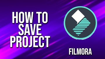 How To Save Project Filmora Tutorial