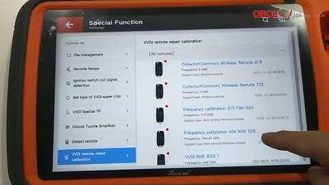 VVDI Key Tool Plus Special Function List of supported car models - obd2shop.co.uk