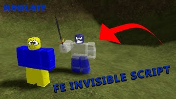 ROBLOX FE INVISIBILITY SCRIPT | Roblox Script Review