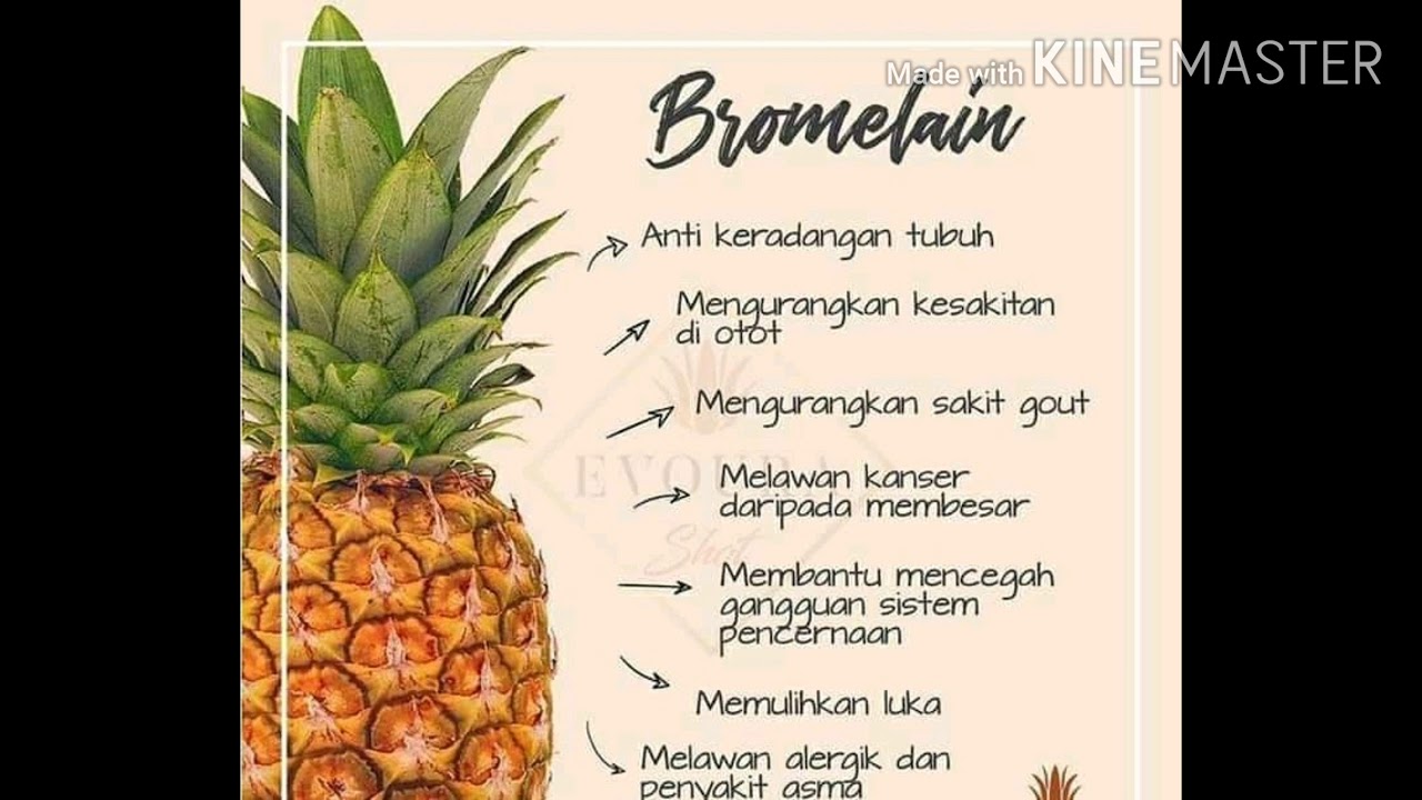 Manfaat nanas untuk kesihatan! 