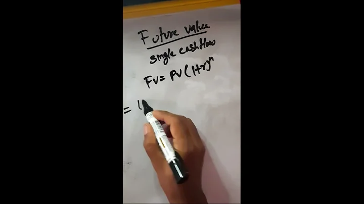 Future value of single cash flow