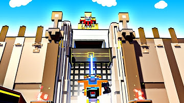 Robot Gladiator Breaks Into a Massive Castle in Clone Drone in the Danger Zone!