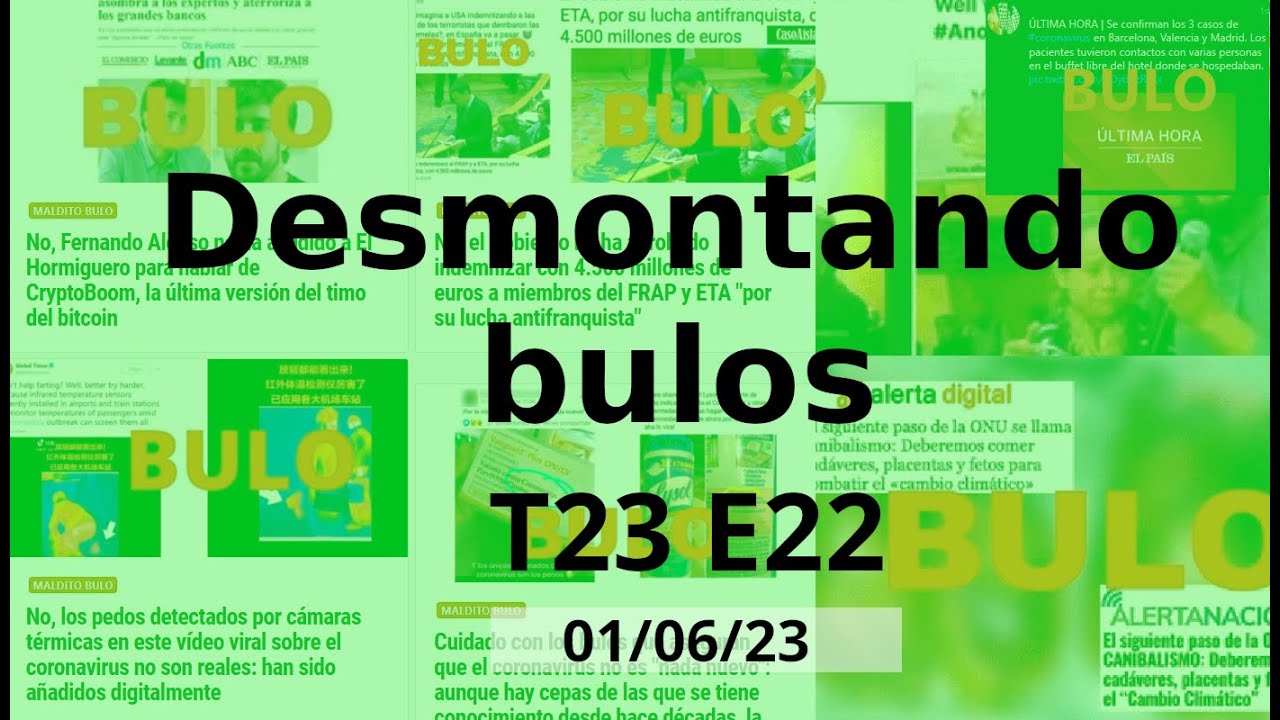 Elecciones SORPRESA!!! - Desmontando bulos T23 E22 - 01/06/23