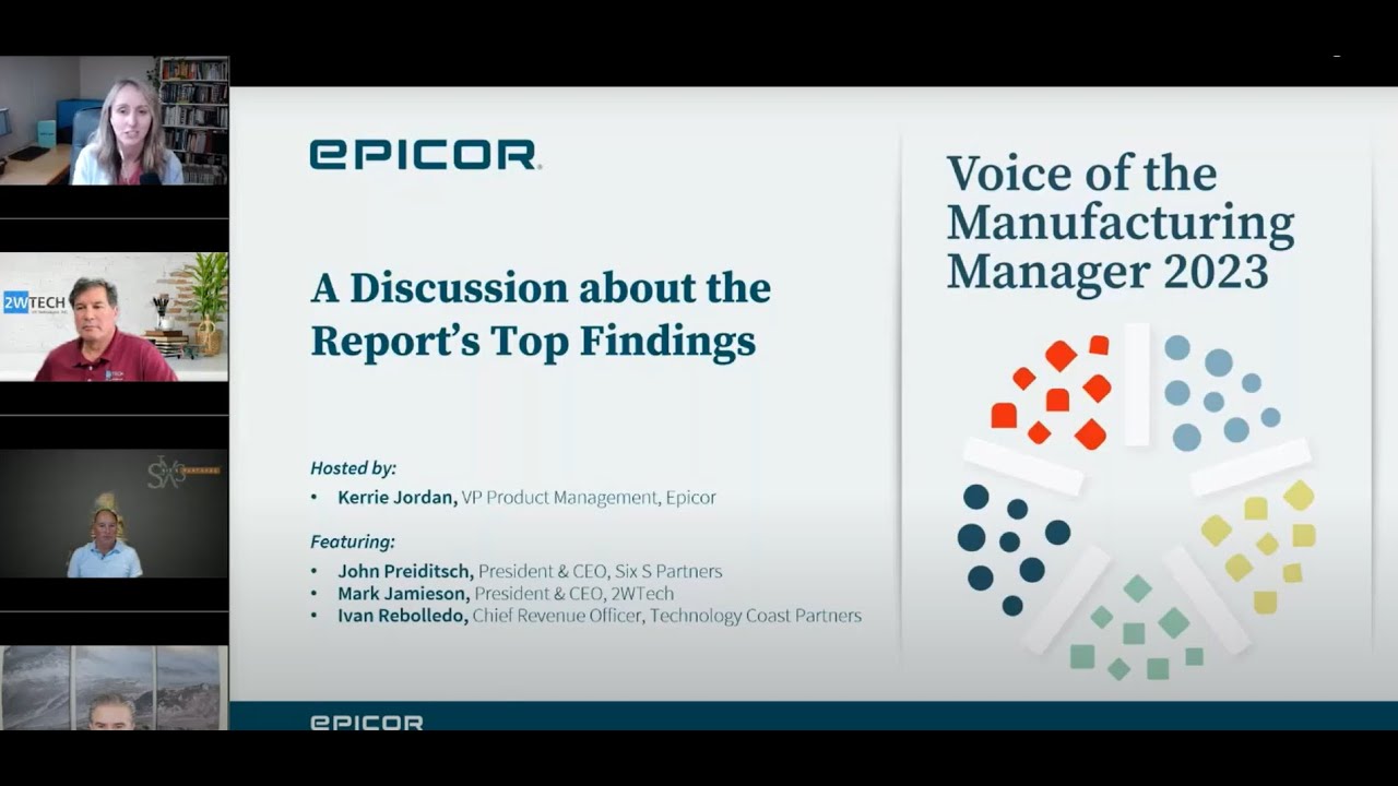 Voice of the Manufacturing Manager webinar