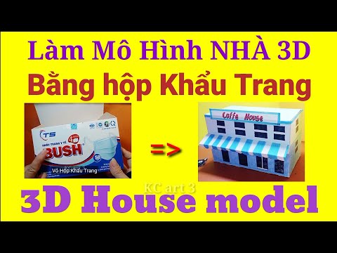 Video Cách làm Mô Hình Ngôi Nhà 3D - Bằng hộp Khẩu Trang |... - YouTube