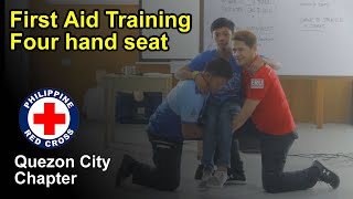 RED CROSS First Aid Training | Four hand seat