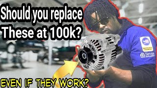Is it smart to replace your ALTERNATOR because you over 100K miles?
