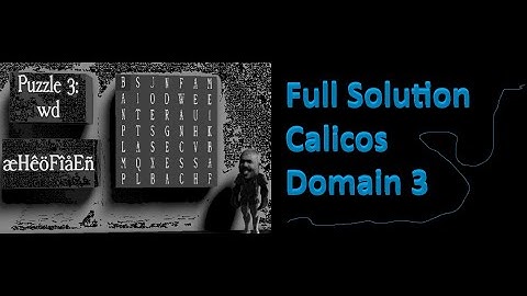 Calicos Domain 3 Solution Error Nexus Puzzle difficulty chart Roblox