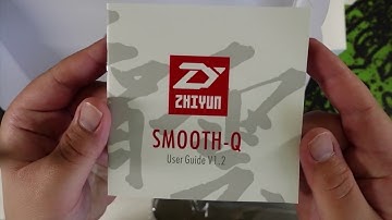 ASMR Unboxing - Zhiyun Smooth-Q 3-Axis Gimbal Stabilizer (Silent)