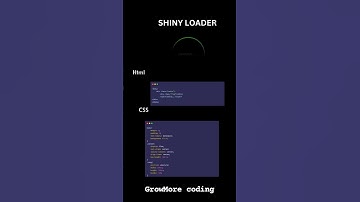 Shiny loader html css and javascript// loader css and javascript #css#java #coding code