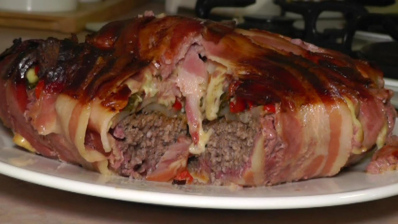 Beef, Bacon and Cheese Pie - YouTube