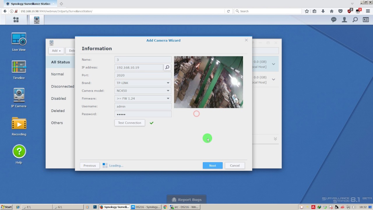 Synology Surveillance Station 8.1.0.5364 