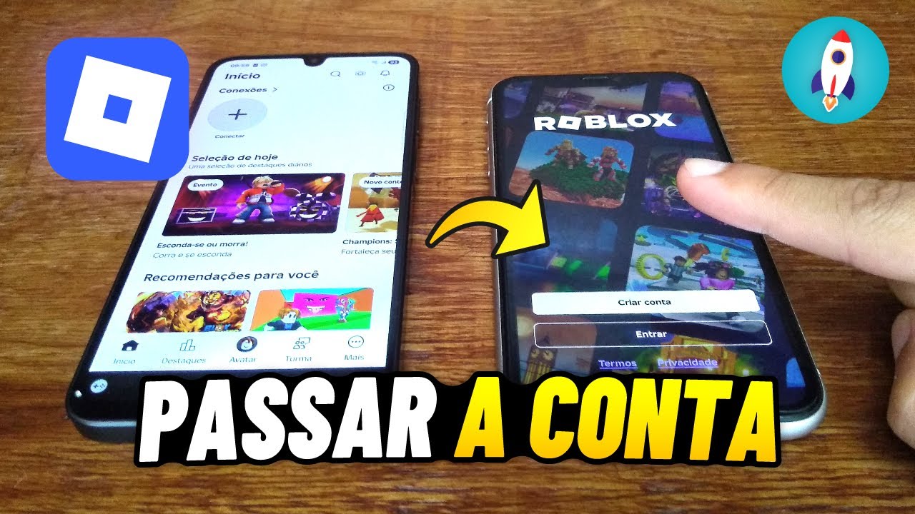 Como PASSAR CONTA DO ROBLOX PARA OUTRO CELULAR - 2026 - YouTube