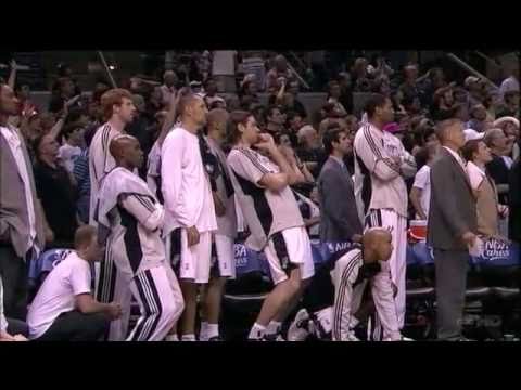 Tim Duncan's 3pt shot in overtime against Phoenix - 2008 NBA Playoffs