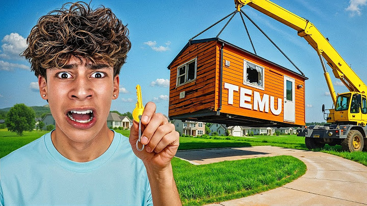 I Bought a REAL House off Temu