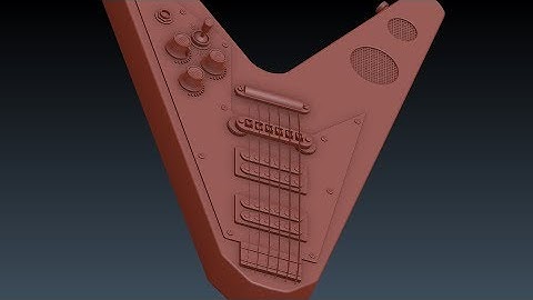 Blender: Modeling a Flying V CD Player (Part 6)