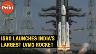 Watch: ISRO launches India’s largest LVM3 rocket carrying 36 satellites, from Sriharikota