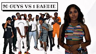 20 MALES VS 1 TIKTOK BAHDIE 🇯🇲VS 🇺🇸 Trouble Link